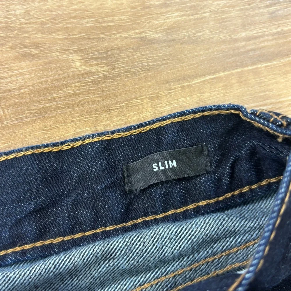 J. Crew Mercantile Jeans Mens 30x32 Slim Fit 100% Cotton Indigo Denim Blue